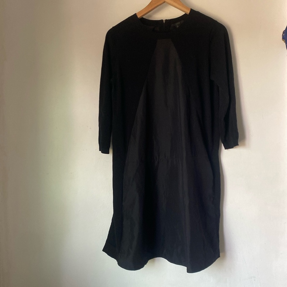 COS  S Black Side Knit Dress